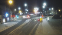 Křižovatka ulic Komenského a Velké Novosady