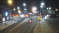 Křižovatka ulic Komenského a Velké Novosady