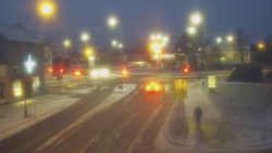 Křižovatka ulic Komenského a Velké Novosady