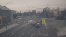 Křižovatka ulic Komenského a Velké Novosady