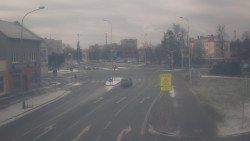 Křižovatka ulic Komenského a Velké Novosady