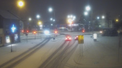 Křižovatka ulic Komenského a Velké Novosady