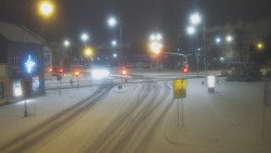 Křižovatka ulic Komenského a Velké Novosady