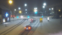 Křižovatka ulic Komenského a Velké Novosady