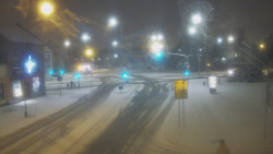 Křižovatka ulic Komenského a Velké Novosady