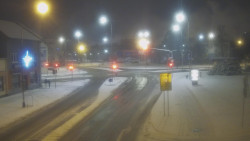 Křižovatka ulic Komenského a Velké Novosady