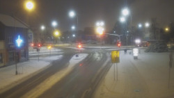 Křižovatka ulic Komenského a Velké Novosady