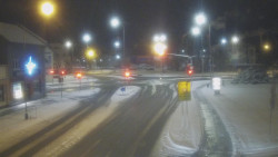 Křižovatka ulic Komenského a Velké Novosady