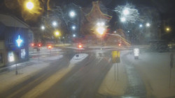 Křižovatka ulic Komenského a Velké Novosady