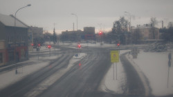 Křižovatka ulic Komenského a Velké Novosady