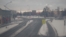 Křižovatka ulic Komenského a Velké Novosady