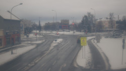 Křižovatka ulic Komenského a Velké Novosady