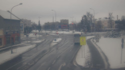 Křižovatka ulic Komenského a Velké Novosady