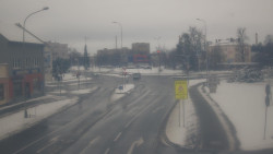 Křižovatka ulic Komenského a Velké Novosady