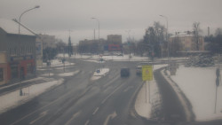 Křižovatka ulic Komenského a Velké Novosady