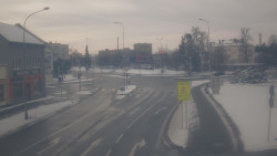 Křižovatka ulic Komenského a Velké Novosady