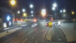 Křižovatka ulic Komenského a Velké Novosady