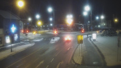 Křižovatka ulic Komenského a Velké Novosady