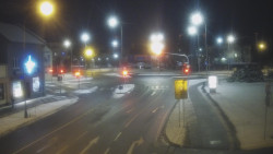 Křižovatka ulic Komenského a Velké Novosady