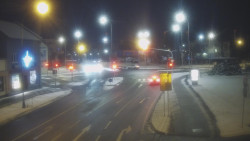 Křižovatka ulic Komenského a Velké Novosady