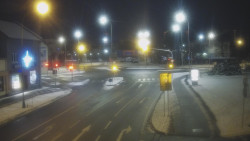 Křižovatka ulic Komenského a Velké Novosady