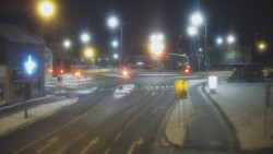 Křižovatka ulic Komenského a Velké Novosady