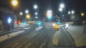 Město Přerov - Křižovatka ulic Komenského a Velké Novosady - 2.1.2026 v 03:32 Město Přerov - Křižovatka ulic Komenského a Velké Novosady - 2.1.2026 v 03:32