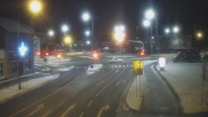 Město Přerov - Křižovatka ulic Komenského a Velké Novosady - 2.1.2026 v 04:32 Město Přerov - Křižovatka ulic Komenského a Velké Novosady - 2.1.2026 v 04:32