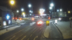 Křižovatka ulic Komenského a Velké Novosady