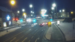 Křižovatka ulic Komenského a Velké Novosady