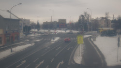 Křižovatka ulic Komenského a Velké Novosady