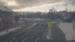 Křižovatka ulic Komenského a Velké Novosady