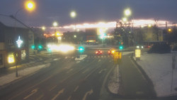 Křižovatka ulic Komenského a Velké Novosady