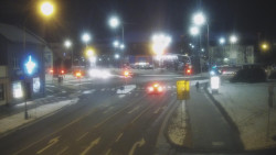 Křižovatka ulic Komenského a Velké Novosady