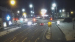 Křižovatka ulic Komenského a Velké Novosady