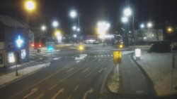 Křižovatka ulic Komenského a Velké Novosady