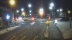 Křižovatka ulic Komenského a Velké Novosady