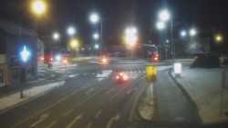 Křižovatka ulic Komenského a Velké Novosady