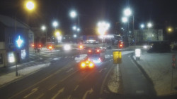 Křižovatka ulic Komenského a Velké Novosady