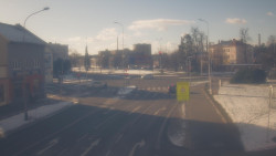 Křižovatka ulic Komenského a Velké Novosady