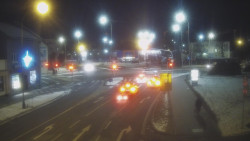 Křižovatka ulic Komenského a Velké Novosady