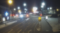 Křižovatka ulic Komenského a Velké Novosady