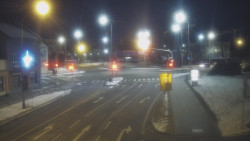 Křižovatka ulic Komenského a Velké Novosady