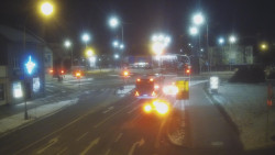 Křižovatka ulic Komenského a Velké Novosady