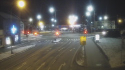 Křižovatka ulic Komenského a Velké Novosady