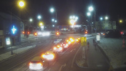 Křižovatka ulic Komenského a Velké Novosady