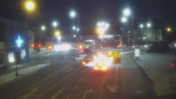 Křižovatka ulic Komenského a Velké Novosady