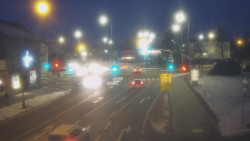 Křižovatka ulic Komenského a Velké Novosady