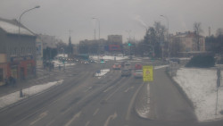 Křižovatka ulic Komenského a Velké Novosady