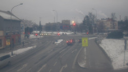 Křižovatka ulic Komenského a Velké Novosady